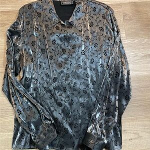 Aravon Black Satin Shirt